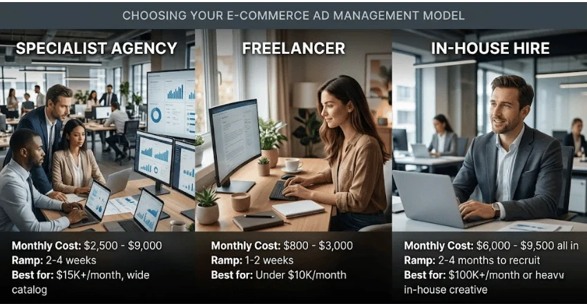 Agency, freelancer, or in-house team?