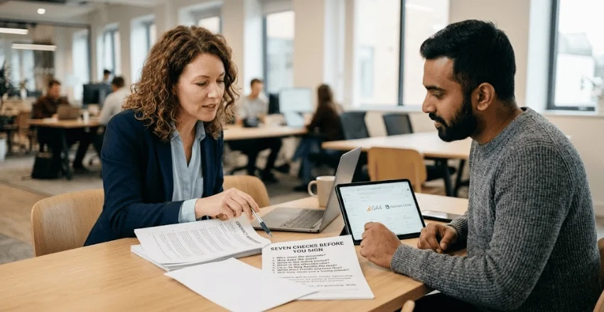 Seven checks before you sign
