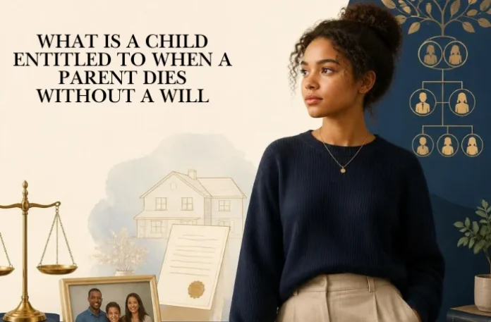 What Is a Child Entitled to When a Parent Dies Without a Will