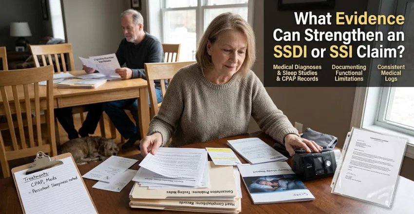 What evidence can strengthen an SSDI or SSI claim?