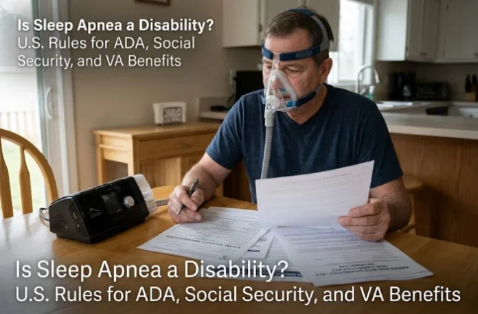 is sleep apnea a disability